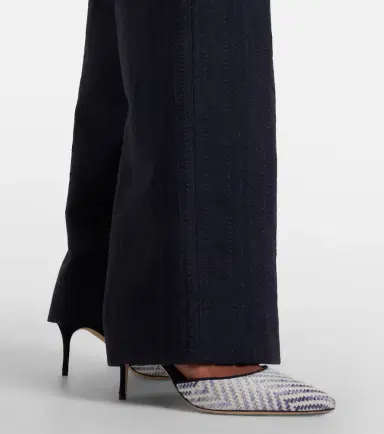 Manolo Blahnik Carolyne 70 raffia slingback pumps | Thumbnail 6 Manolo Blahnik Carolyne 70 raffia slingback pumps | Thumbnail 6