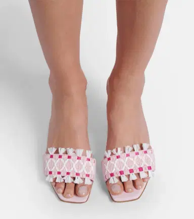 Manolo Blahnik More embroidered leather mules | Thumbnail 5 Manolo Blahnik More embroidered leather mules | Thumbnail 5