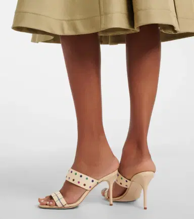 Manolo Blahnik Ralotapla printed satin mules | Thumbnail 6