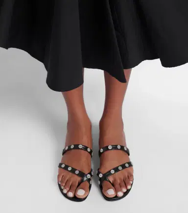 Manolo Blahnik Irafli embellished leather thong sandals | Thumbnail 5
