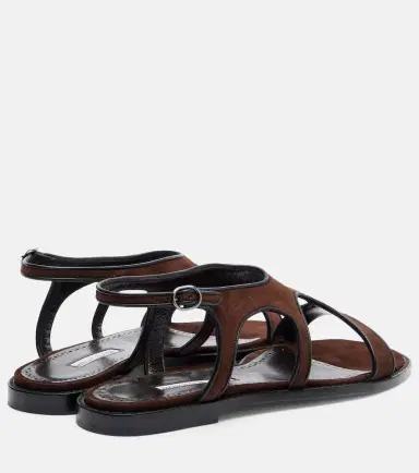 Manolo Blahnik Rufina suede sandals | Thumbnail 4 Manolo Blahnik Rufina suede sandals | Thumbnail 4