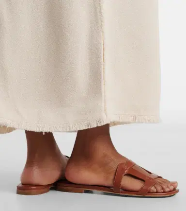Manolo Blahnik Grellanuflat leather sandals | Thumbnail 5
