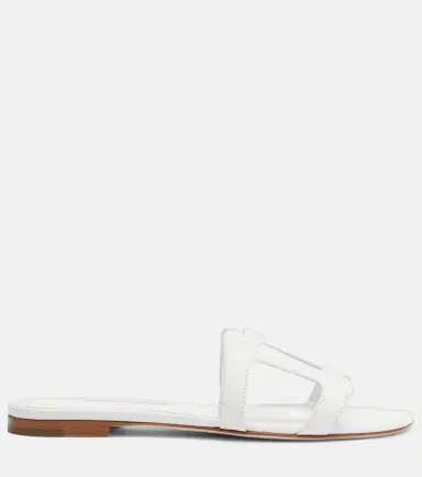 Manolo Blahnik Grellanuflat leather slides | Thumbnail 4