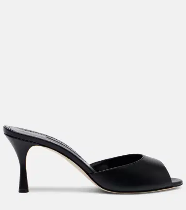 Manolo Blahnik Jada 70 leather mules | Thumbnail 2