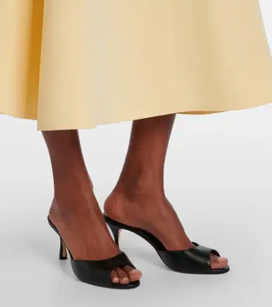 Manolo Blahnik Jada 70 leather mules | Thumbnail 6