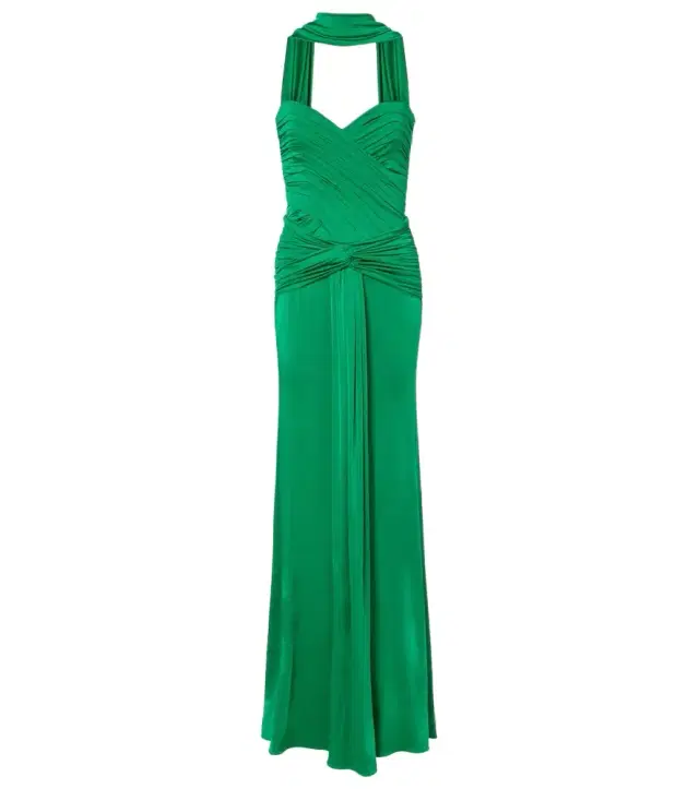 The New Arrivals Ilkyaz Ozel Gathered ruched gown
