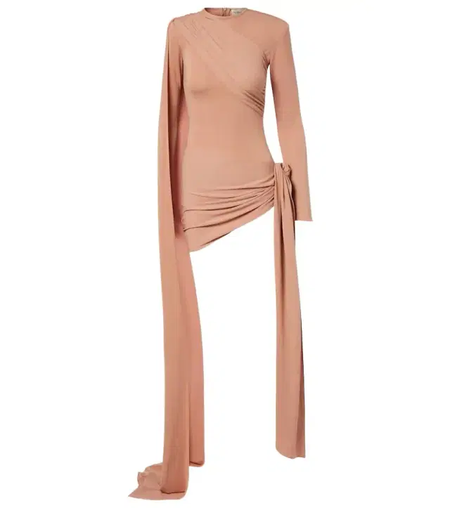 Draped gathered minidress