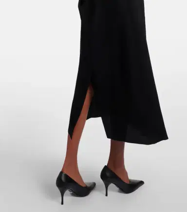 Prada Crêpe midi skirt | Thumbnail 7 Prada Crêpe midi skirt | Thumbnail 7