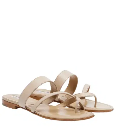 Manolo Blahnik Susa leather thong sandals | Thumbnail 1