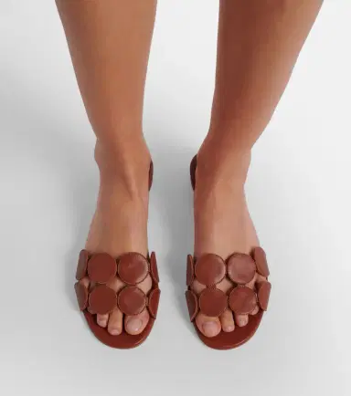 Manolo Blahnik Haribalmuflat leather slides | Thumbnail 5