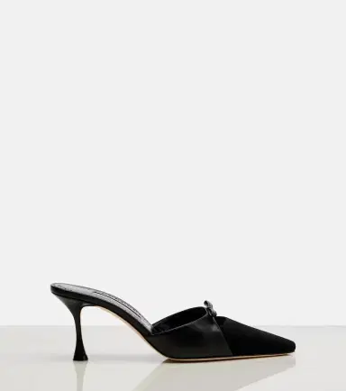 Manolo Blahnik Tapidpla leather mules | Thumbnail 2