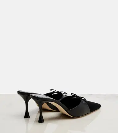 Manolo Blahnik Tapidpla leather mules | Thumbnail 3
