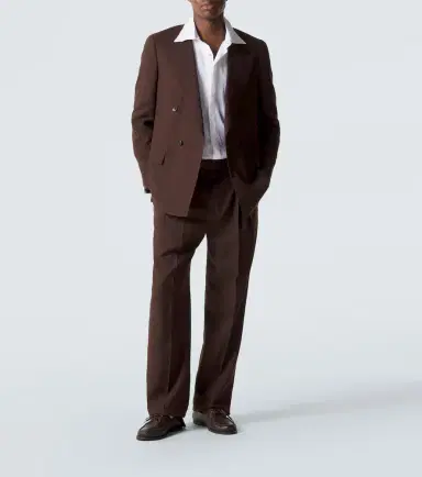 Umit Benan Johnny linen and wool suit pants | Thumbnail 2