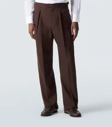 Umit Benan Johnny linen and wool suit pants | Thumbnail 3