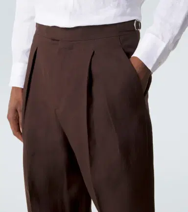 Umit Benan Johnny linen and wool suit pants | Thumbnail 5