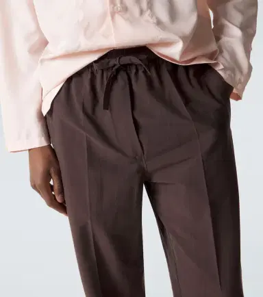 Umit Benan Selly silk-blend straight pants | Thumbnail 4 Umit Benan Selly silk-blend straight pants | Thumbnail 4