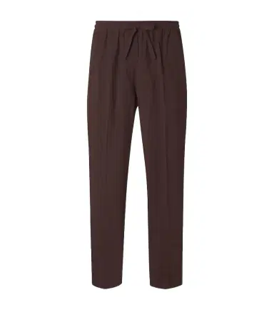 Umit Benan Selly silk-blend straight pants | Thumbnail 1 Umit Benan Selly silk-blend straight pants | Thumbnail 1