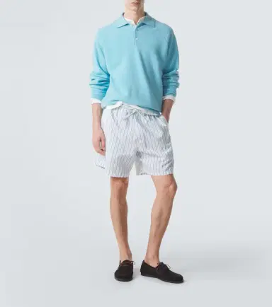 UMIT BENAN Diana cashmere polo sweater | Thumbnail 2
