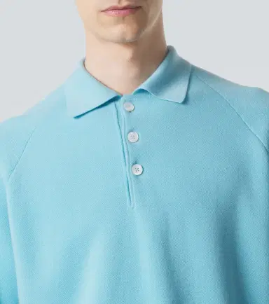 UMIT BENAN Diana cashmere polo sweater | Thumbnail 4