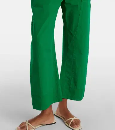 Leset Kyoto cropped cotton wide-leg pants | Thumbnail 2 Leset Kyoto cropped cotton wide-leg pants | Thumbnail 2