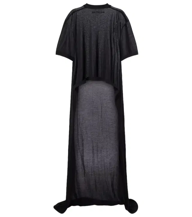 Draped cotton jersey T-shirt