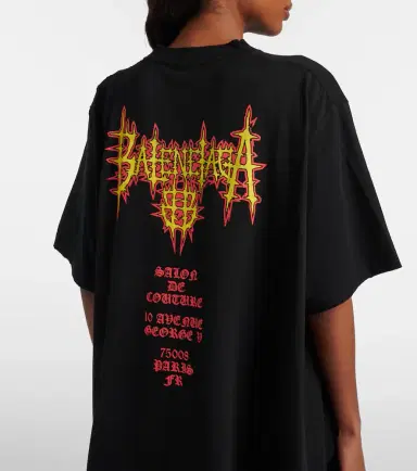 Balenciaga Printed cotton jersey T-shirt | Thumbnail 5