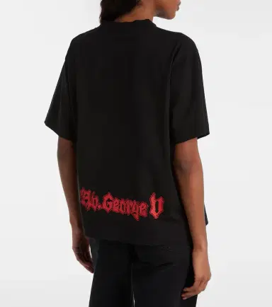 Balenciaga Printed cotton T-shirt | Thumbnail 3 Balenciaga Printed cotton T-shirt | Thumbnail 3