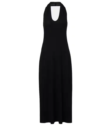 Leset Lauren halterneck jersey midi dress | Thumbnail 1