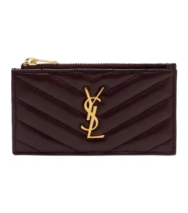 Saint Laurent Cassandre leather card holder | Thumbnail 1 Saint Laurent Cassandre leather card holder | Thumbnail 1