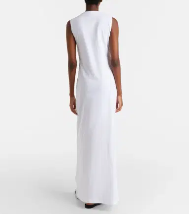 LESET Margo cotton maxi dress | Thumbnail 3