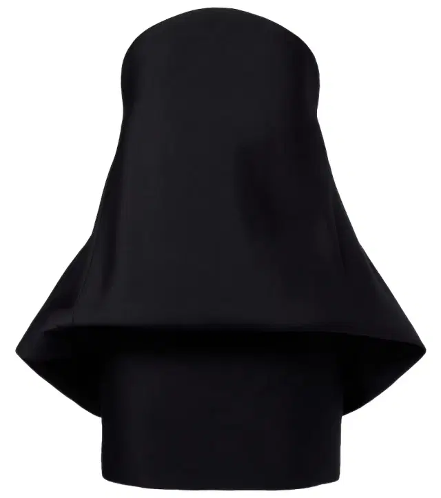 Balenciaga Peplum bustier dress