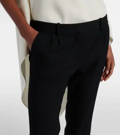 Balenciaga Wool twill slim pants | Thumbnail 2