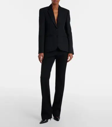 Balenciaga Wool twill slim pants | Thumbnail 3