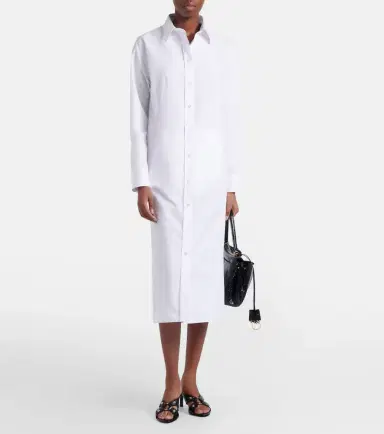 Balenciaga Cotton poplin shirt dress | Thumbnail 3