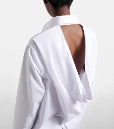 Balenciaga Cotton poplin shirt dress | Thumbnail 4