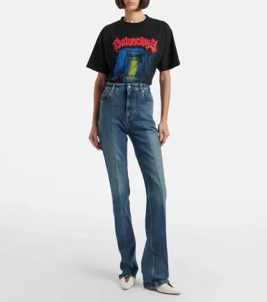 Balenciaga High-rise straight jeans | Thumbnail 7 Balenciaga High-rise straight jeans | Thumbnail 7