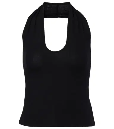 Leset Lauren halterneck jersey top | Thumbnail 1