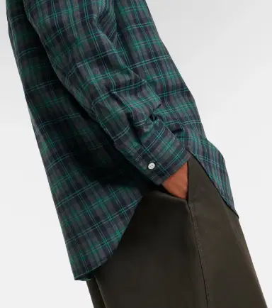 Rohe Róhe Checked oversized wool-blend shirt | Thumbnail 5