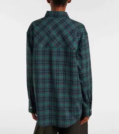 Rohe Róhe Checked oversized wool-blend shirt | Thumbnail 6