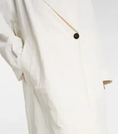 Rohe Róhe Oversized cotton and linen coat | Thumbnail 5