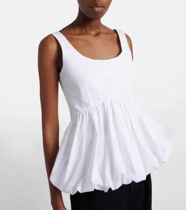RÓHE Róhe Peplum cotton poplin top | Thumbnail 5 RÓHE Róhe Peplum cotton poplin top | Thumbnail 5
