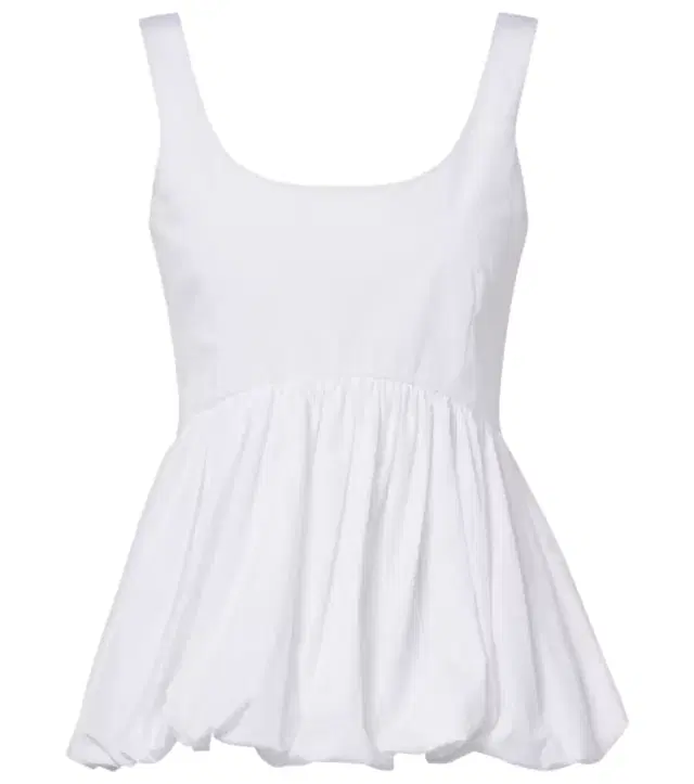 Róhe Peplum cotton poplin top