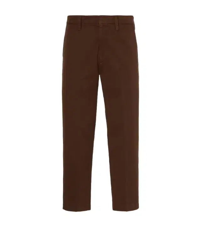 Prada Cropped cotton gabardine slim pants