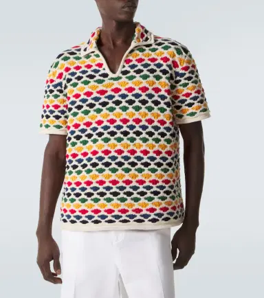 Orlebar Brown Batten crochet cotton bowling shirt | Thumbnail 5
