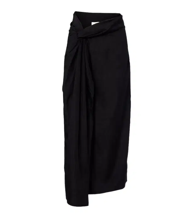 Róhe Gathered midi skirt
