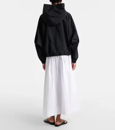 RÓHE Róhe Pleated cotton poplin midi skirt | Thumbnail 6