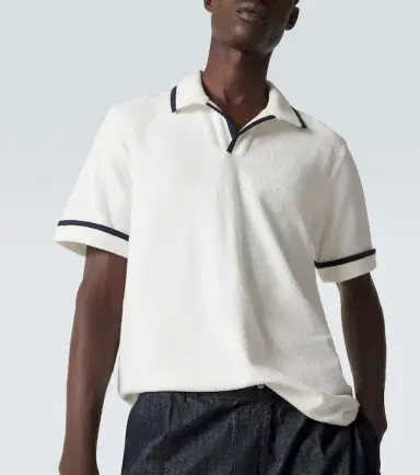 Orlebar Brown Ellery cotton terry polo shirt | Thumbnail 3