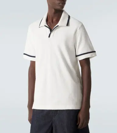 Orlebar Brown Ellery cotton terry polo shirt | Thumbnail 4