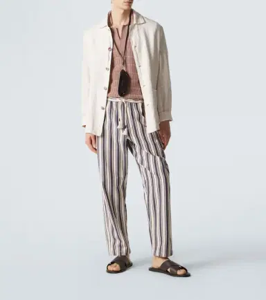 Orlebar Brown Sonoran striped cotton straight pants | Thumbnail 4