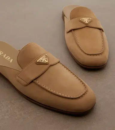 Prada Suede mules | Thumbnail 3